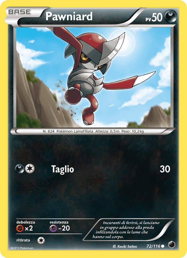 Pawniard, carte 72 de Glaciazione Plasma