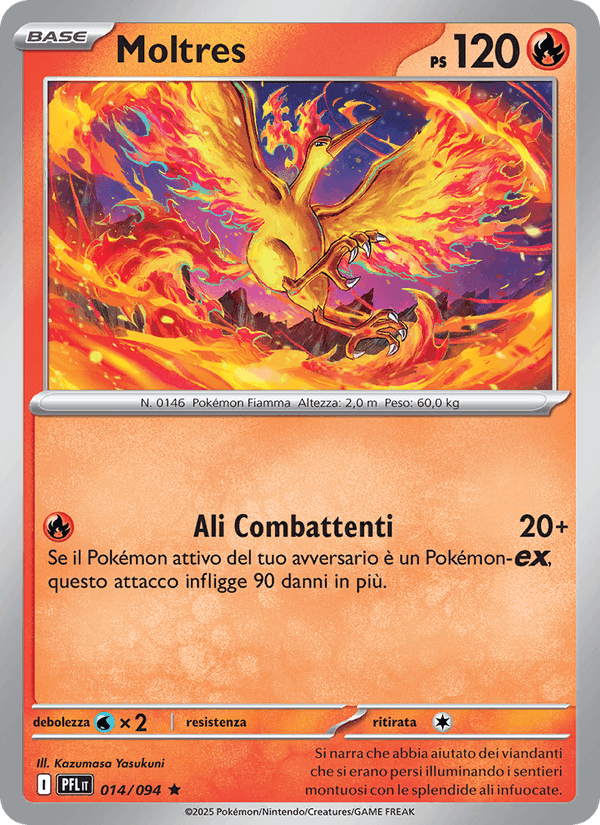 Moltres, carta 014 di Fiamme Spettrali