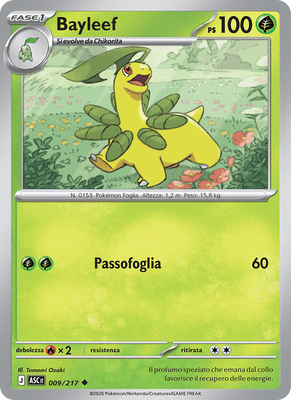 Bayleef, carta 009 de Ascesa Eroica