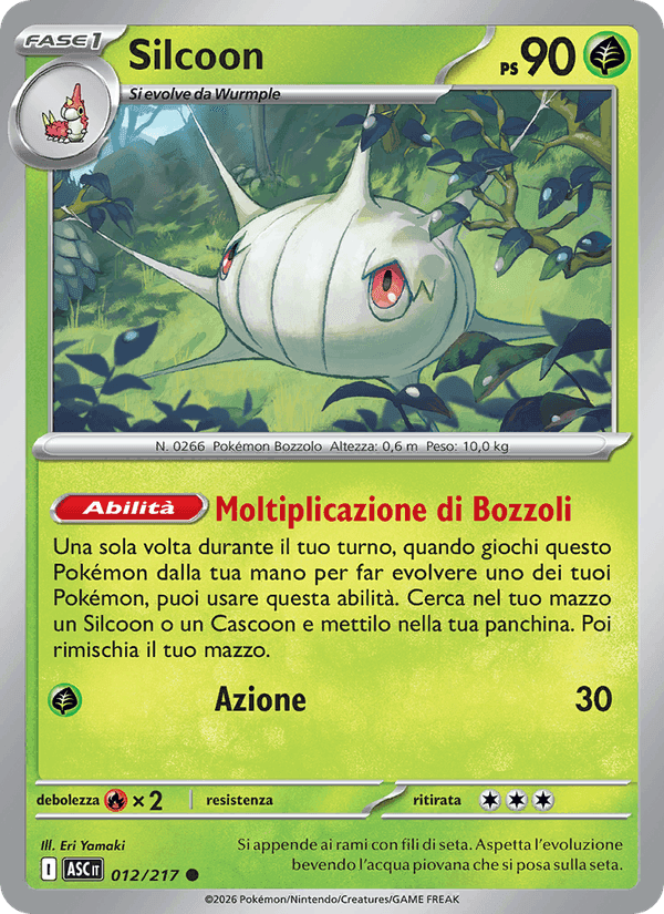 Silcoon, carta 012 di Ascesa Eroica