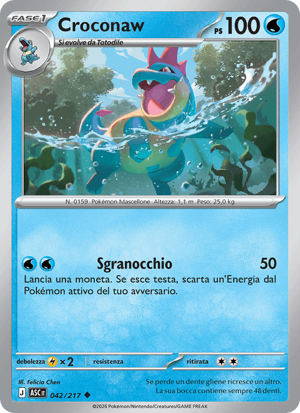 Croconaw, carta 042 de Ascesa Eroica