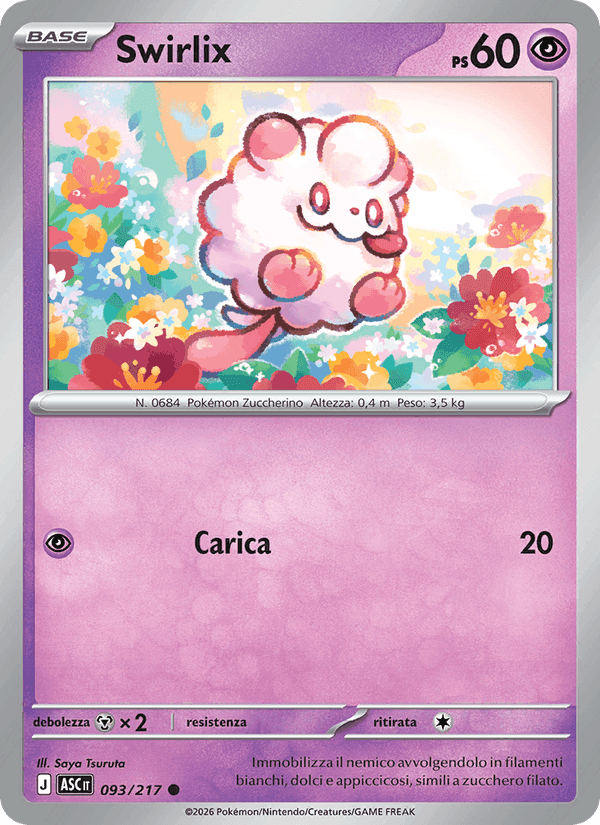 Swirlix, card 093 from Ascesa Eroica