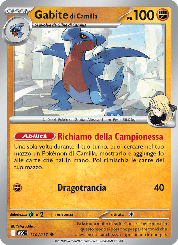 Gabite di Camilla, card 110 from Ascesa Eroica