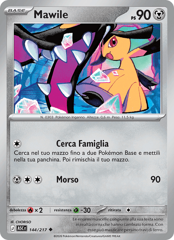 Mawile, carte 144 de Ascesa Eroica