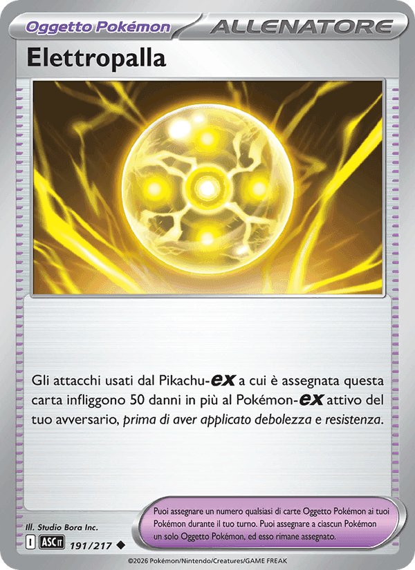 Elettropalla, card 191 from Ascesa Eroica