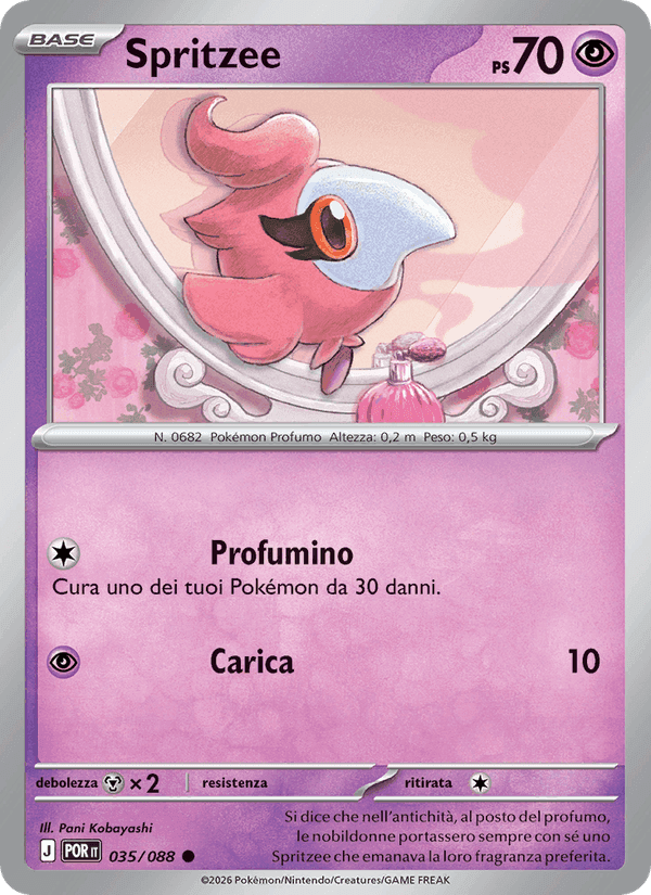 Spritzee, carta 035 di Equilibrio Perfetto