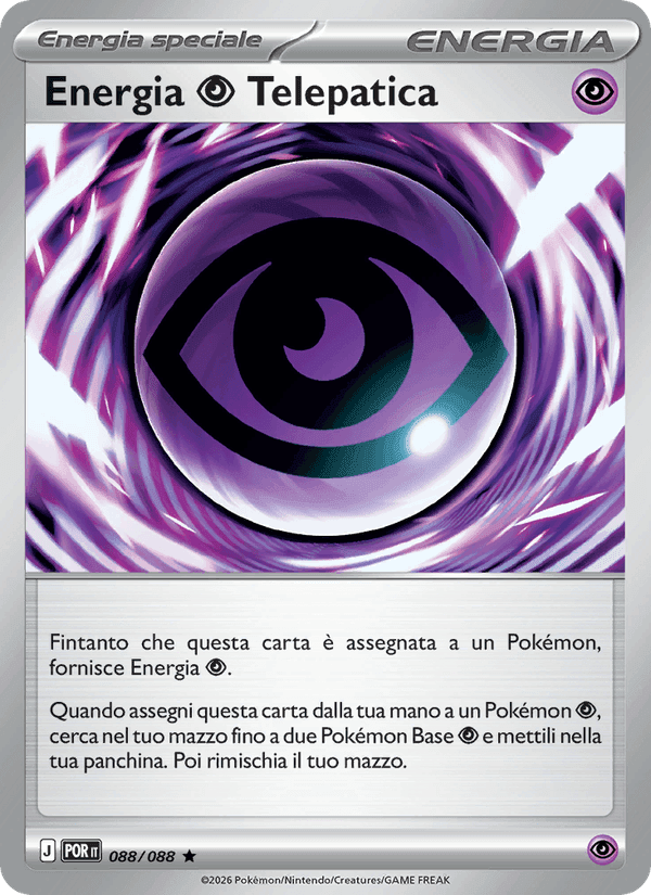 Energia Psychic Telepatica, card 088 from Equilibrio Perfetto