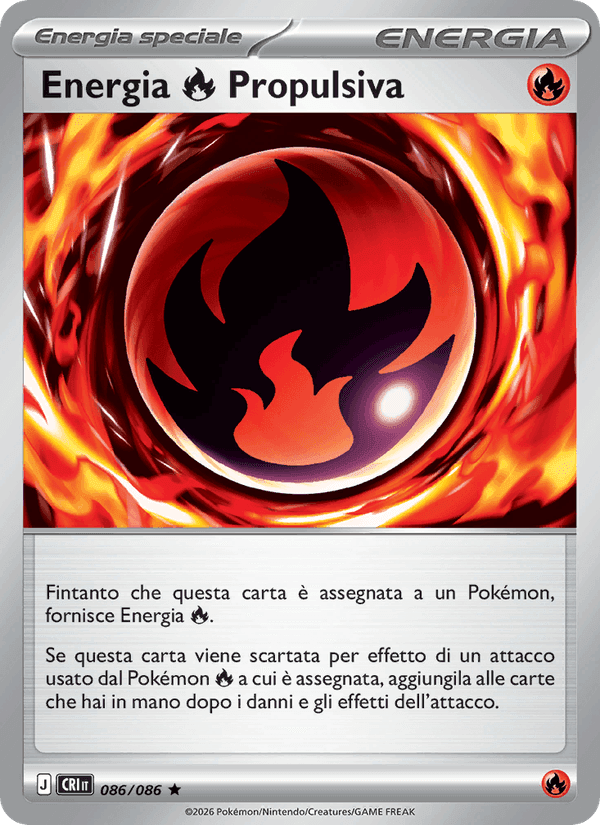 Energia Fire Propulsiva, card 086 from Caos Nascente