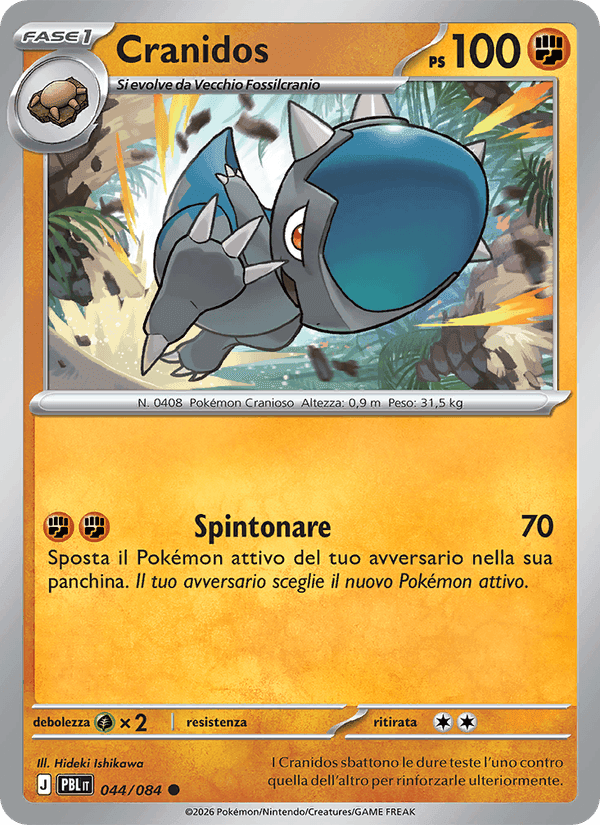 Cranidos, carta 044 di Buio Pesto