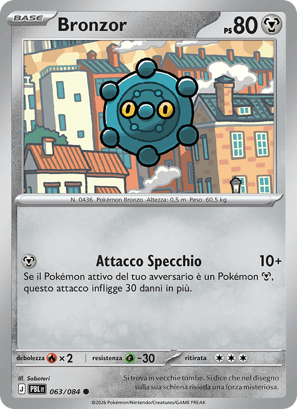 Bronzor, carta 063 di Buio Pesto