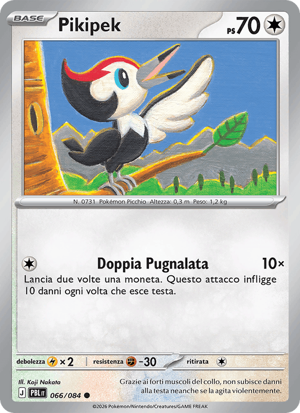 Pikipek, card 066 from Buio Pesto