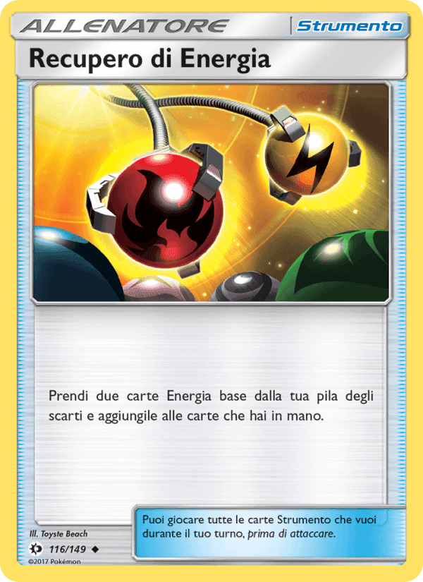 Recupero di Energia, card 116 from Sole e Luna