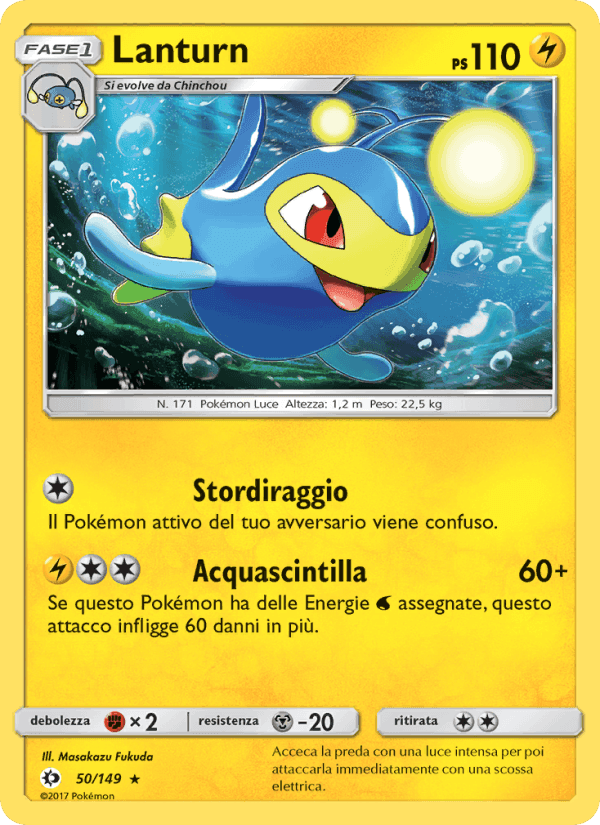 Lanturn, carta 50 di Sole e Luna