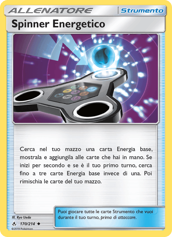 Spinner Energetico, card 170 from Legami Inossidabili