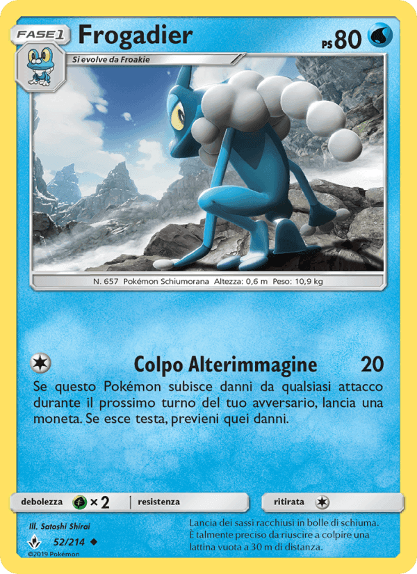 Frogadier, carta 52 di Legami Inossidabili
