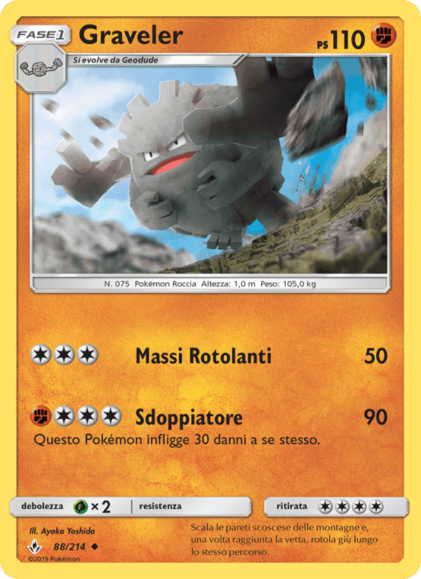 Graveler, card 88 from Legami Inossidabili