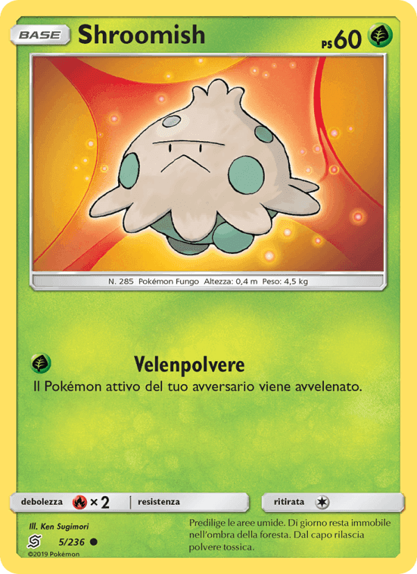 Shroomish, carta 5 di Sintonia Mentale