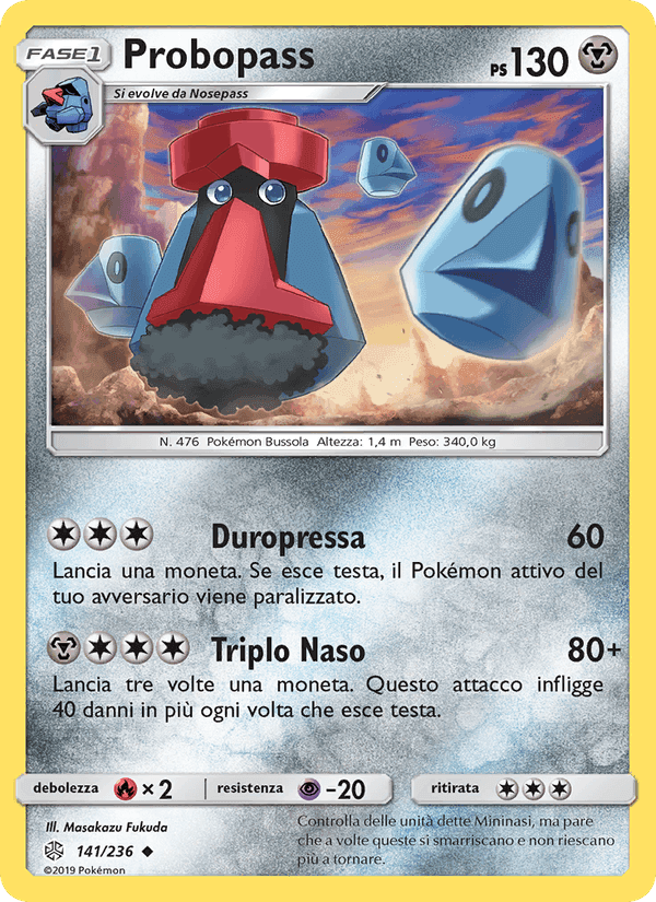 Probopass, card 141 from Eclissi Cosmica