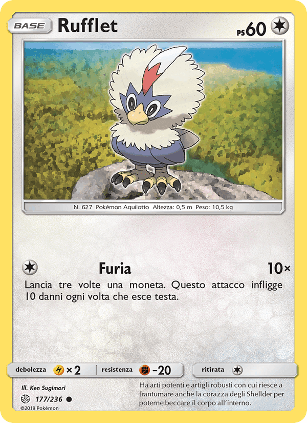 Rufflet, card 177 from Eclissi Cosmica