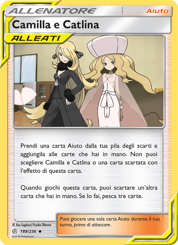 Camilla e Catlina, carta 189 di Eclissi Cosmica