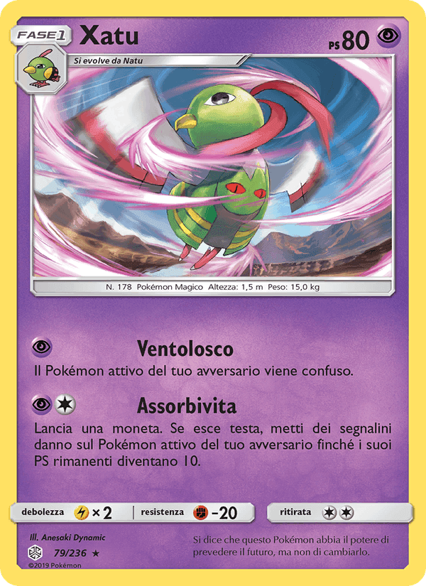 Xatu, card 79 from Eclissi Cosmica