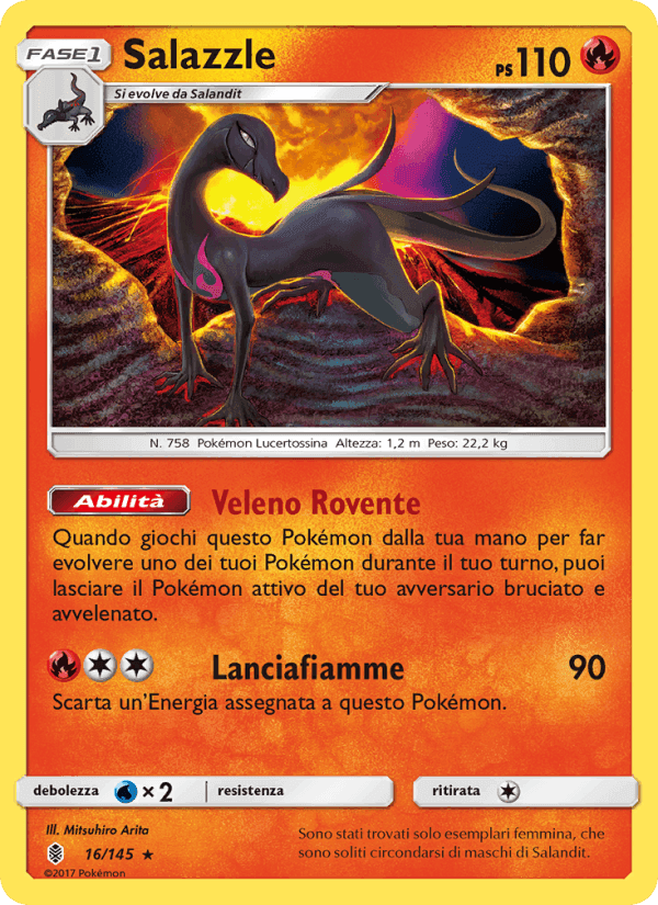 Salazzle, carta 16 di Guardiani Nascenti