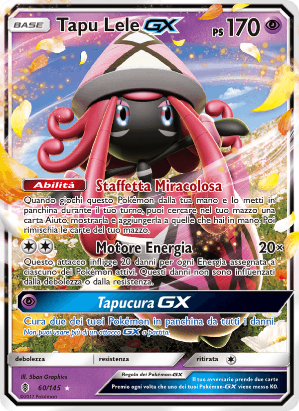 Tapu Lele GX, carta 60 di Guardiani Nascenti