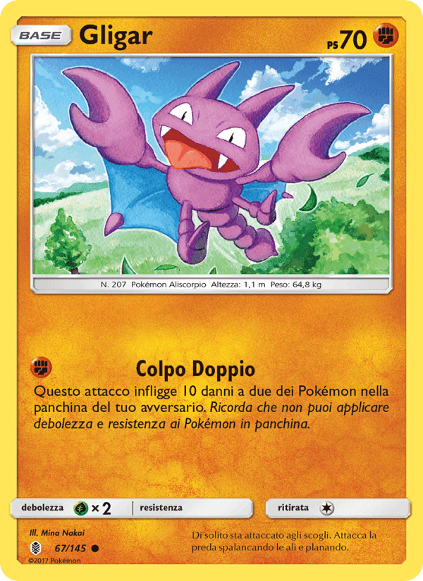 Gligar, card 67 from Guardiani Nascenti
