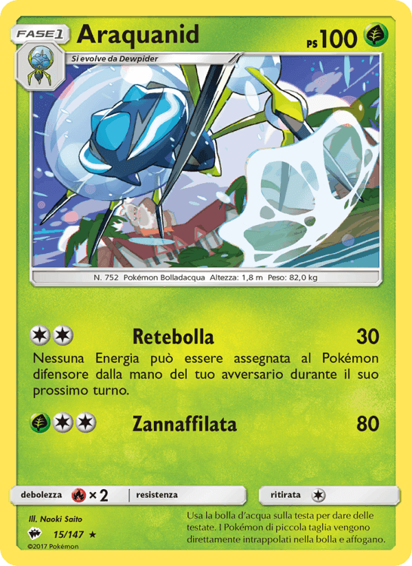 Araquanid, carta 15 di Ombre Infuocate