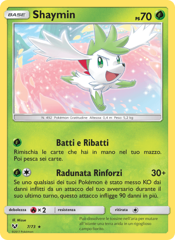 Shaymin, carta 7 di Leggende Iridescenti