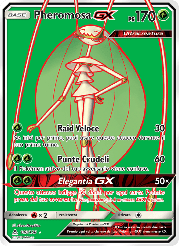 Pheromosa GX, card 140 from Ultraprisma