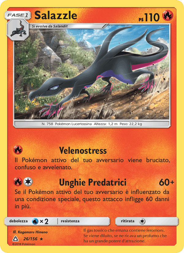 Salazzle, carta 26 di Ultraprisma
