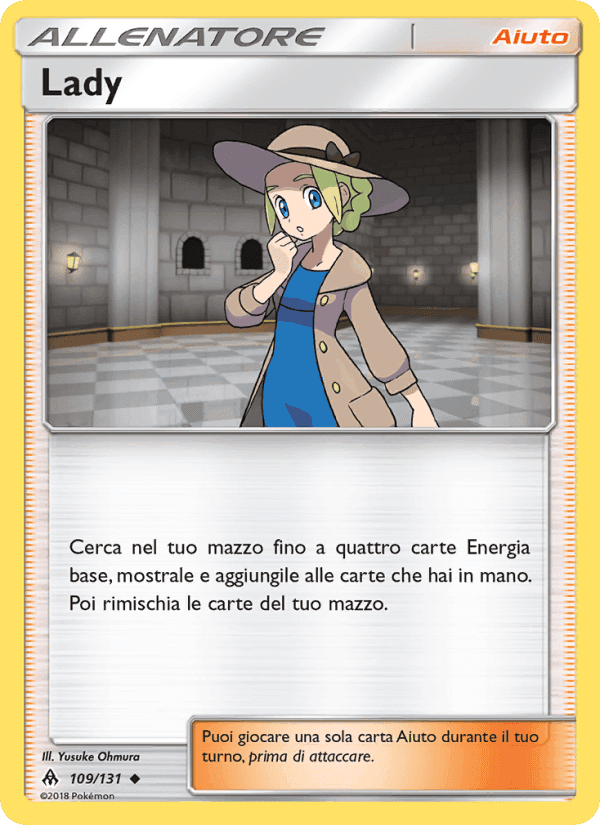 Lady, card 109 from Apocalisse Di Luce