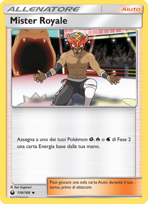Mister Royale, card 139 from Tempesta Astrale