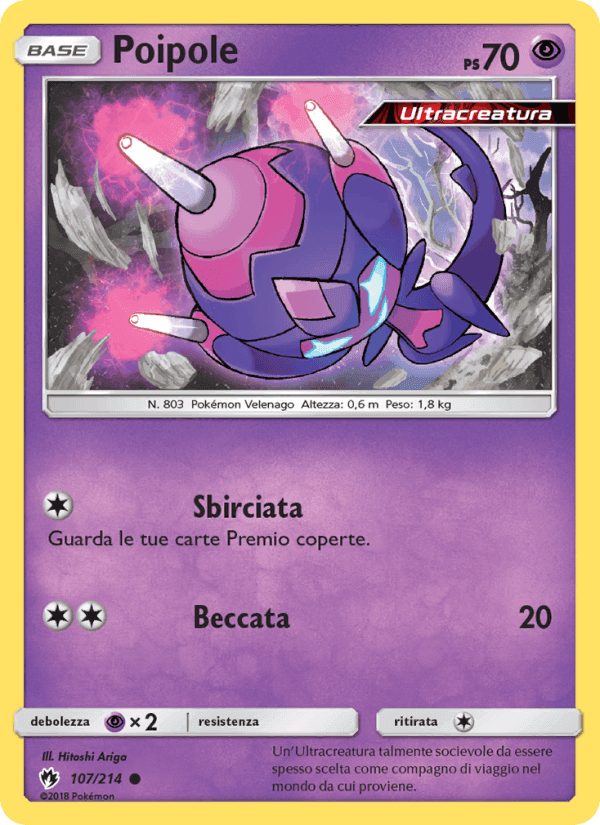 Poipole, card 107 from Tuoni Perduti