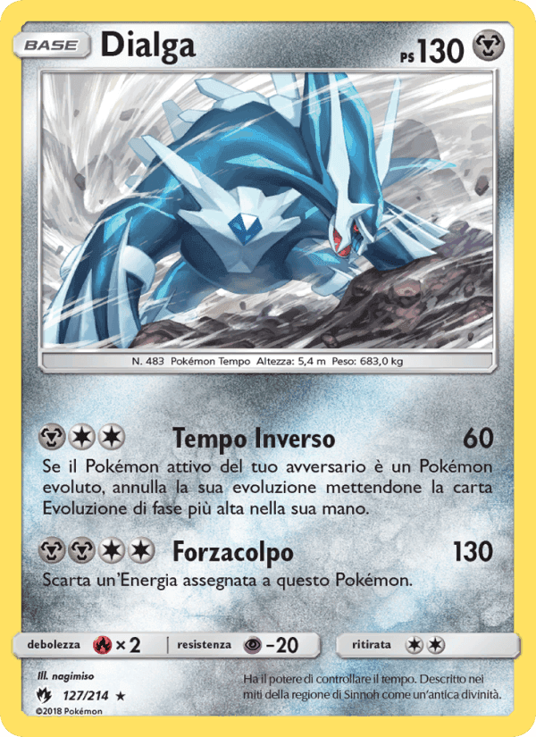 Dialga, card 127 from Tuoni Perduti