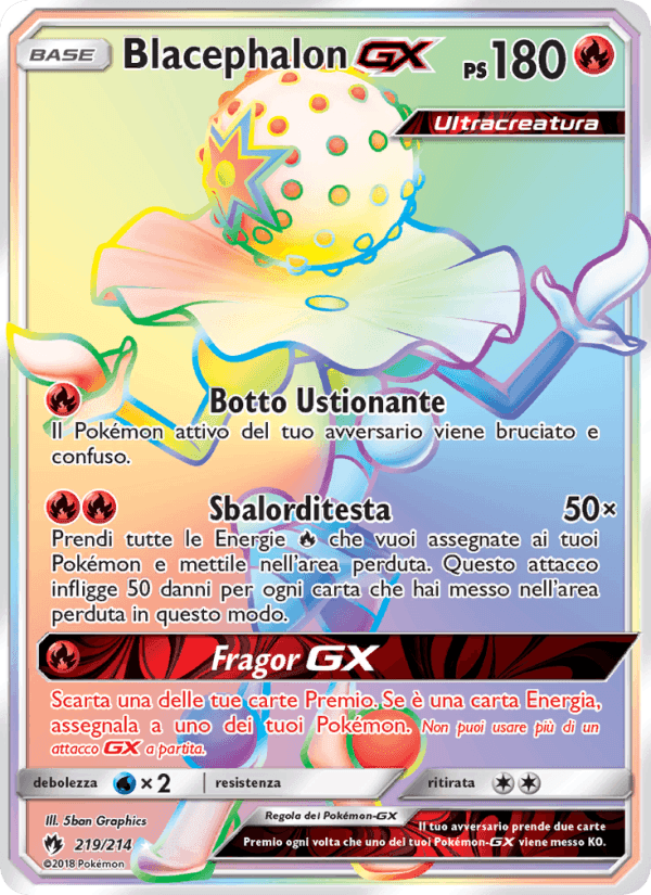 Blacephalon GX, carta 219 di Tuoni Perduti