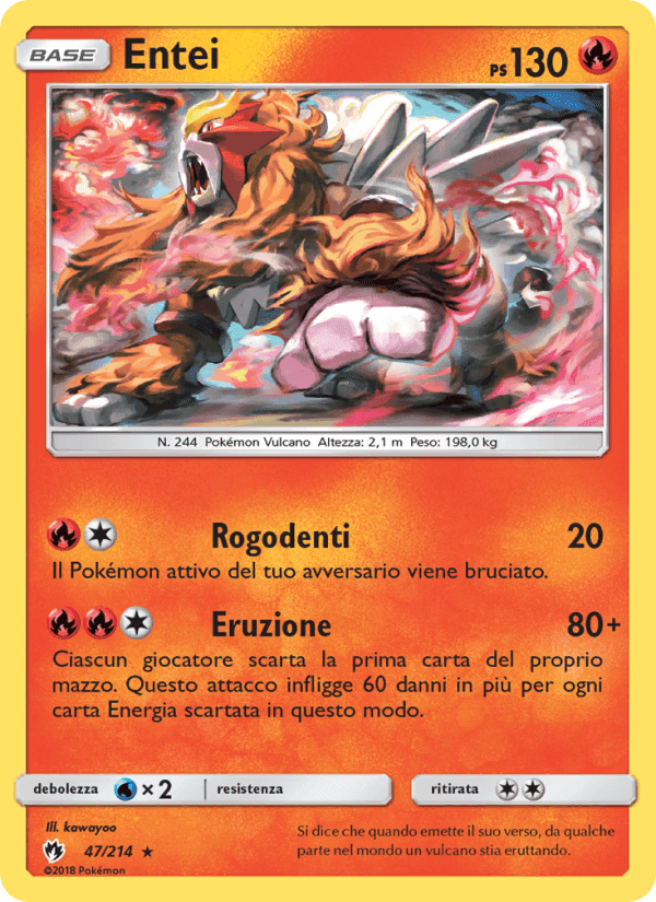 Entei, carta 47 di Tuoni Perduti