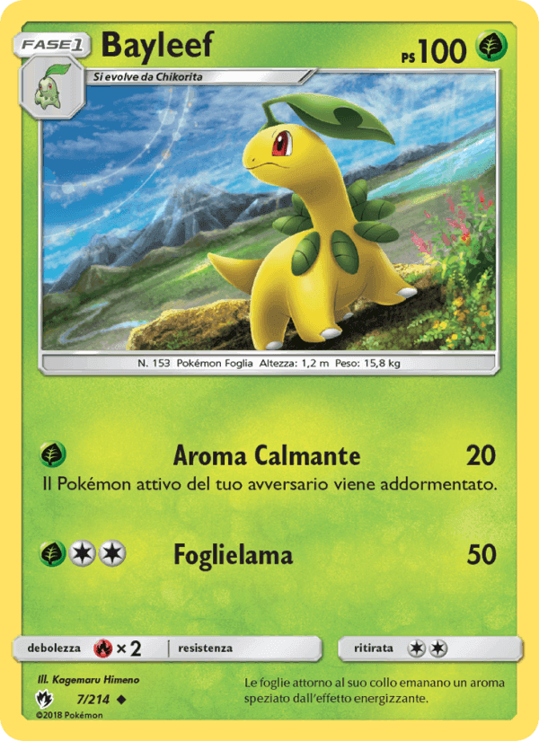 Bayleef, carta 7 di Tuoni Perduti