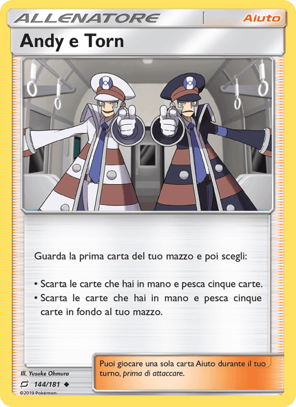 Andy e Torn, card 144 from Gioco di Squadra