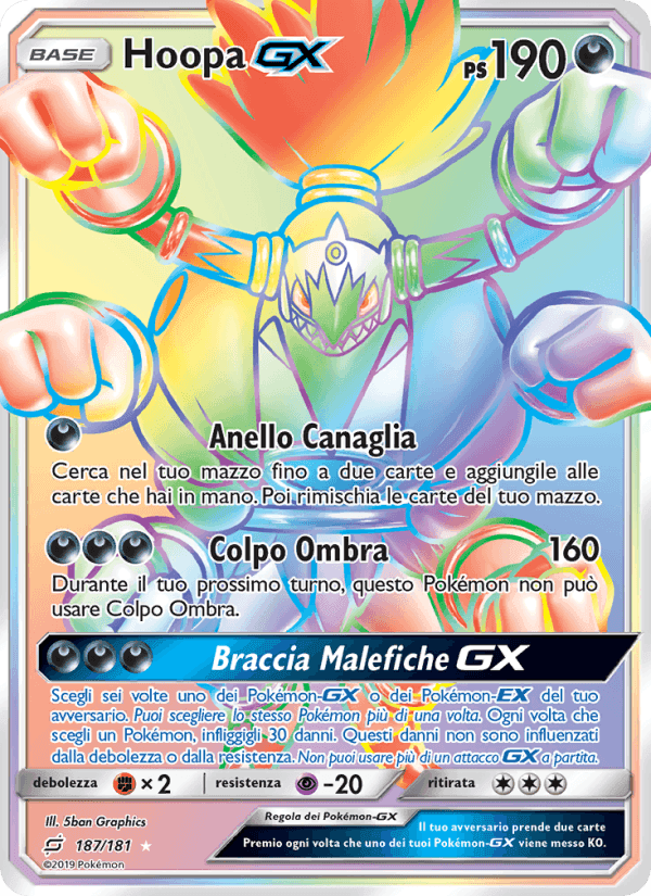 Hoopa GX, carta 187 di Gioco di Squadra