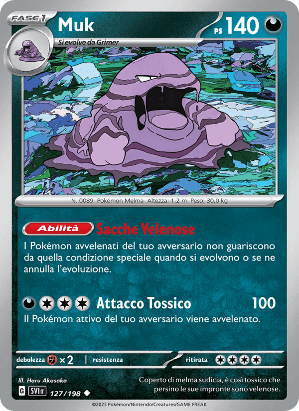 Muk, card 127 from Scarlatto e Violetto