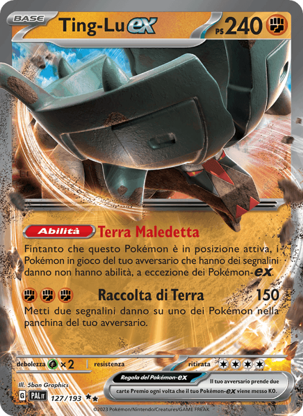 Ting-Lu-ex, carta 127 di Evoluzioni a Paldea