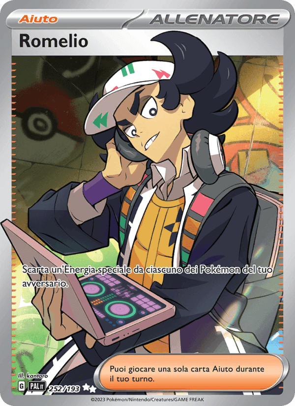 Romelio, card 252 from Evoluzioni a Paldea