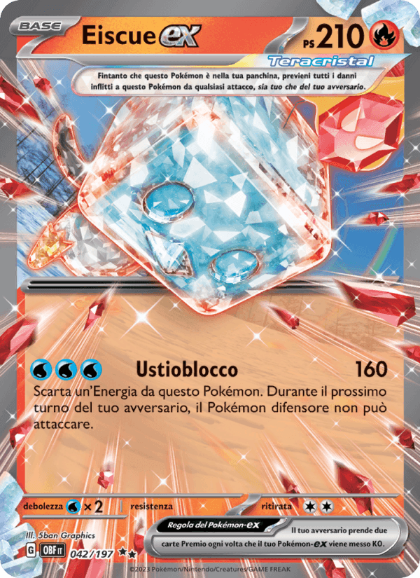 Ossidiana Infuocata の 042 番、Eiscue-ex