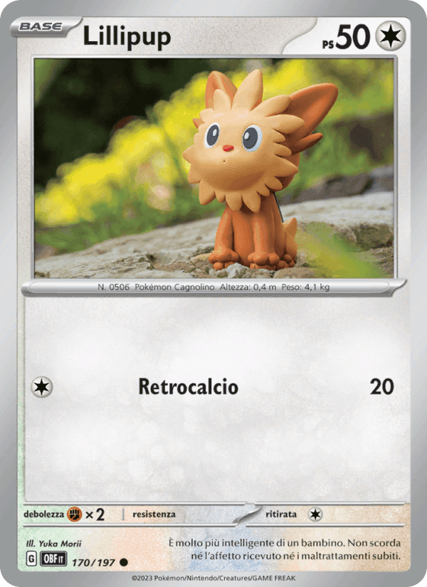 Lillipup, card 170 from Ossidiana Infuocata
