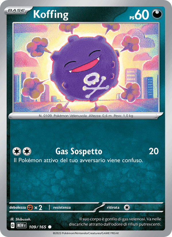 Koffing, card 109 from 151