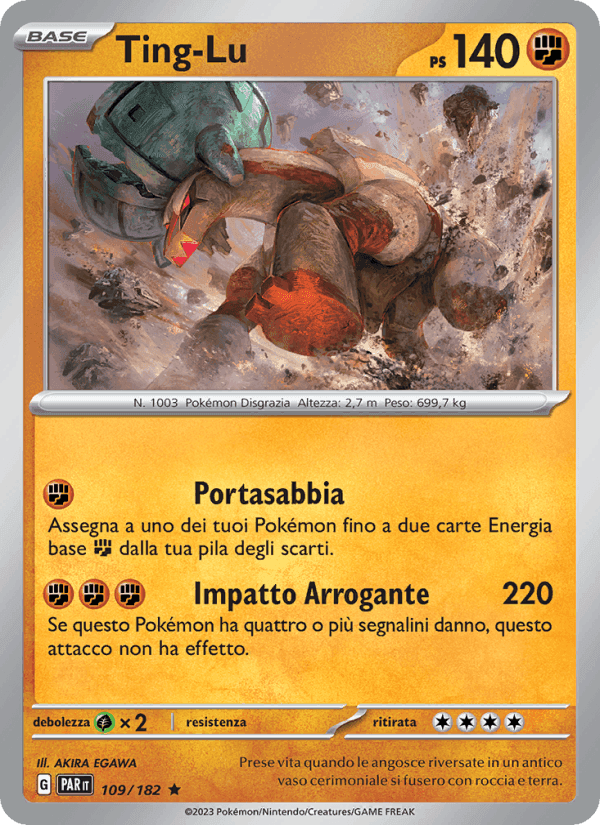 Ting-Lu, card 109 from Paradosso Temporale