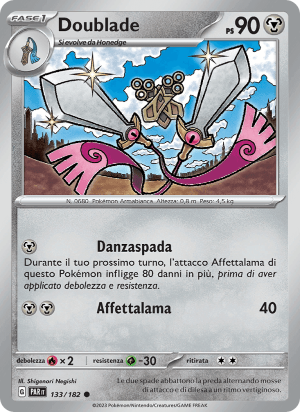 Doublade, carta 133 di Paradosso Temporale