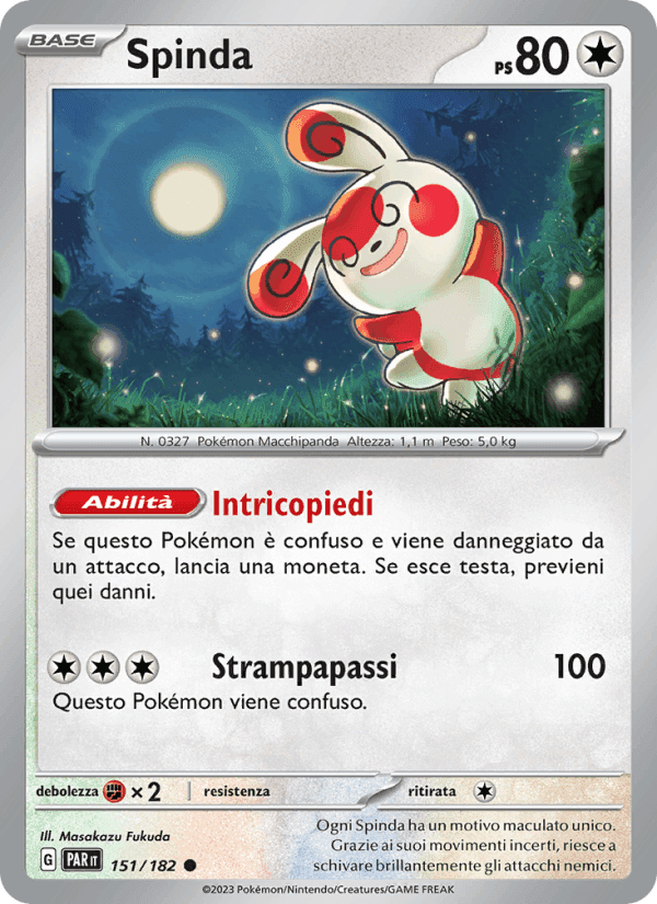 Spinda, carta 151 di Paradosso Temporale